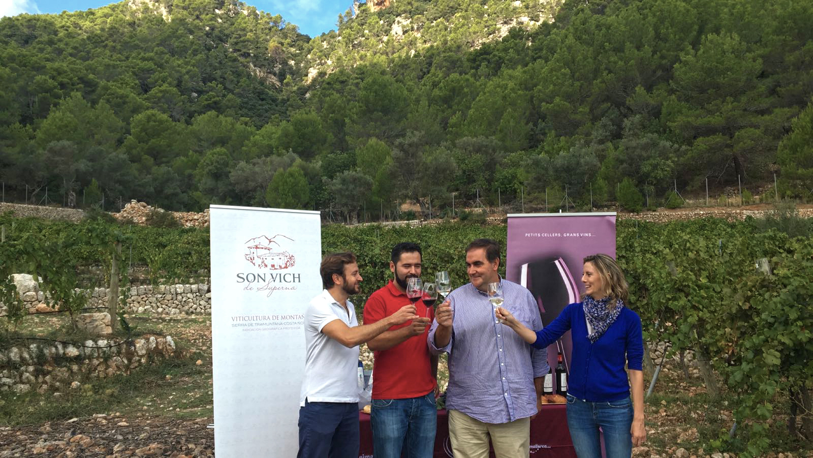 La asociación de Petits Cellers de Mallorca celebra una buena añada en Son Vich