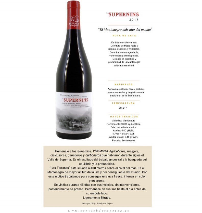 Supernins, elegido el mejor vino de la Fira de Pollensa