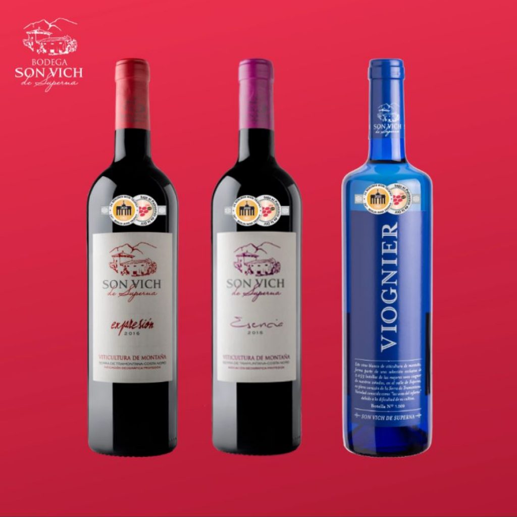 La Bodega Son Vich de Superna premiada con tres medallas de oro en el certamen Berliner Wein Trophy 2020